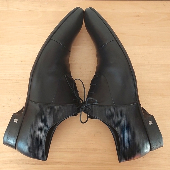 Louis vuitton black leather lace-up Oxford shoes - Picture 8 of 16